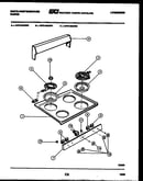 Cooktop parts and backguard