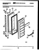 Freezer door parts