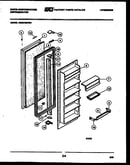 Refrigerator door parts