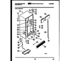 White-Westinghouse RS227MCW0 cabinet parts diagram