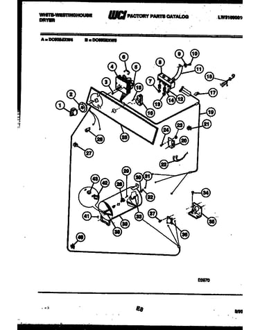 Console and control parts