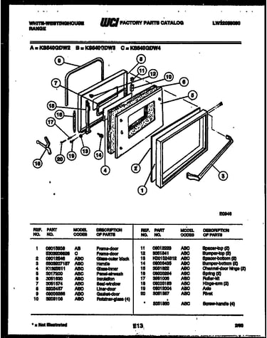 Door parts