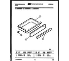 White-Westinghouse KS540GDW4 drawer parts diagram