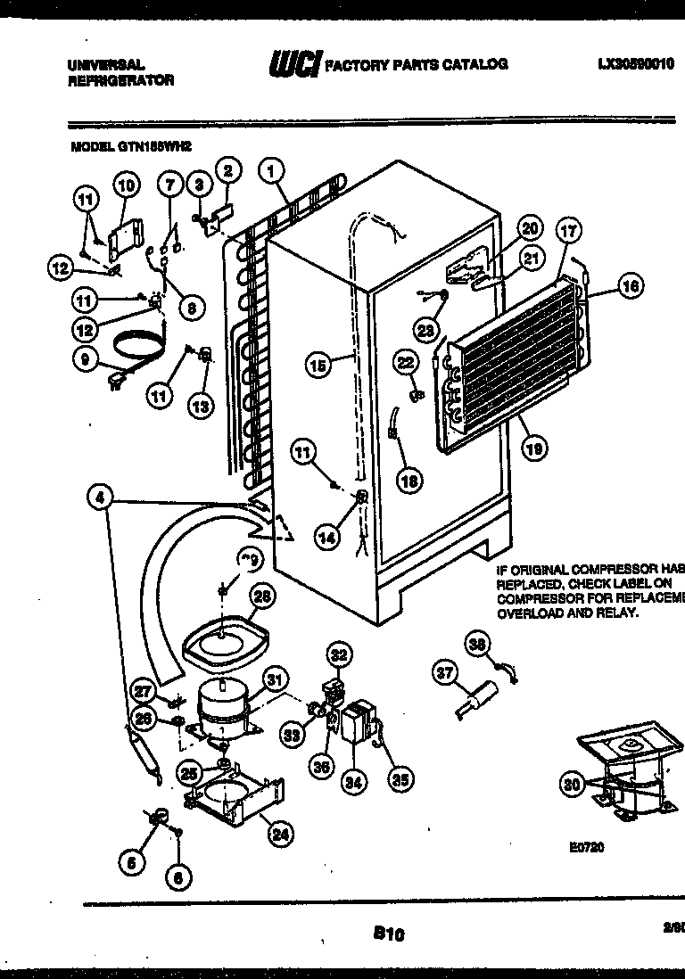 System and automatic defrost parts