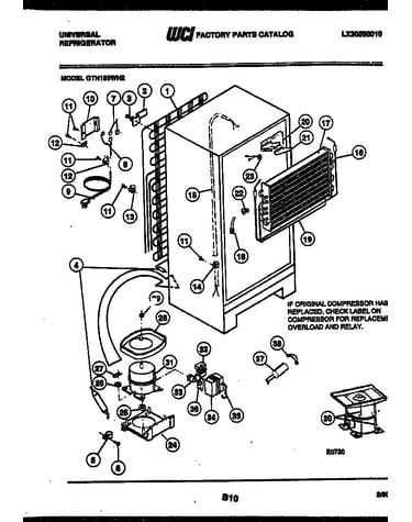 System and automatic defrost parts