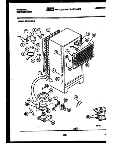 System and automatic defrost parts