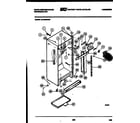 White-Westinghouse RA186MCF0 cabinet parts diagram