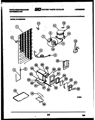 System and automatic defrost parts