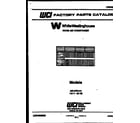 White-Westinghouse AS147N1A1 front cover diagram