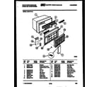 White-Westinghouse AS147N1A1 cabinet parts diagram
