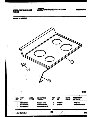 Cooktop parts