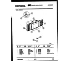White-Westinghouse AC088N7B1 cabinet and installation parts diagram