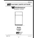 White-Westinghouse ACG130NCD0 cover page diagram