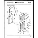 White-Westinghouse ACG130NCD0 door parts diagram