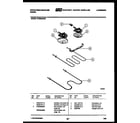 White-Westinghouse KF400GDW5 broiler parts diagram