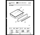White-Westinghouse KF400GDV5 drawer parts diagram