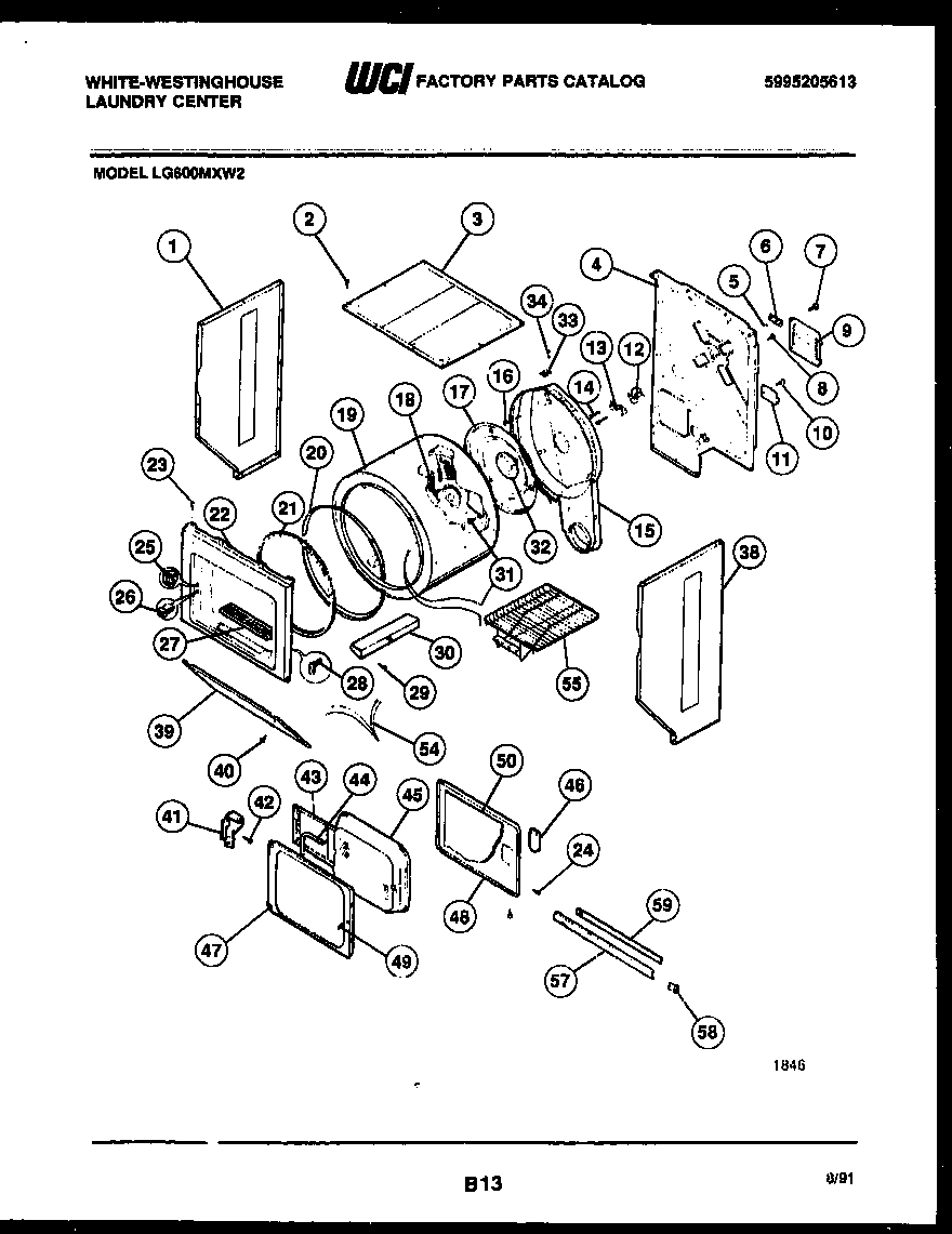 CABINET AND COMPONENT PARTS