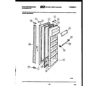 White-Westinghouse RS197MCH0 refrigerator door parts diagram