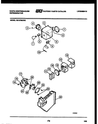Refrigerator control assembly, damper control assembly and f