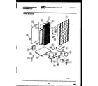 White-Westinghouse RS197MCF0 system and automatic defrost parts diagram
