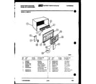White-Westinghouse AL095N1A1 cabinet parts diagram