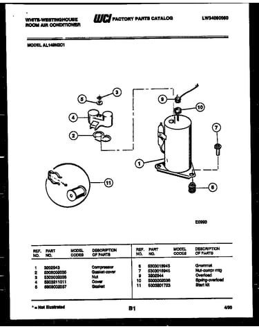 Compressor parts