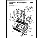 White-Westinghouse KM777NXM filter and ventilation fan assembly diagram