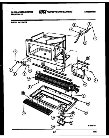 Filter and ventilation fan assembly