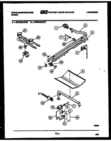Burner, manifold and gas control