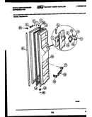 Freezer door parts