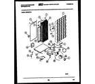 White-Westinghouse RS229MCD1 system and automatic defrost parts diagram