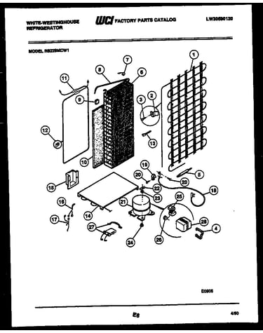 System and automatic defrost parts