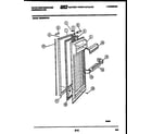 White-Westinghouse RS229MCW0 refrigerator door parts diagram