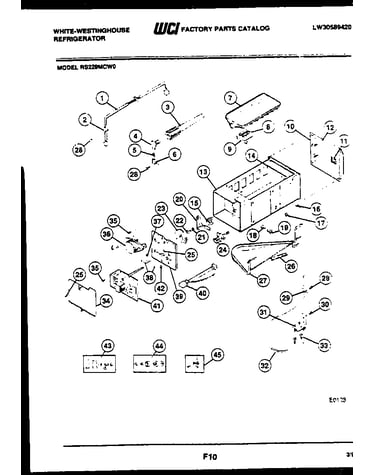 Ice maker and installation parts