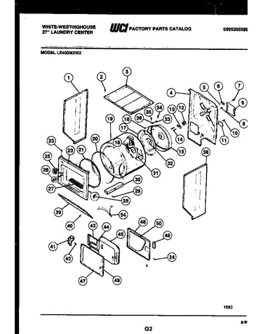 Cabinet and component parts