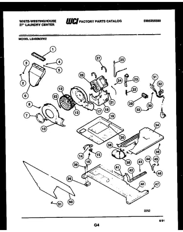 Motor and blower parts