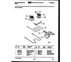 White-Westinghouse KF560GDV6 broiler parts diagram