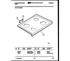 White-Westinghouse KF100KDH4 cooktop parts diagram