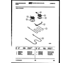 White-Westinghouse KF100KDD4 broiler parts diagram