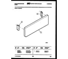 White-Westinghouse KF100KDD4 panel with bracket diagram
