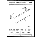 White-Westinghouse KF100KDH4 panel with bracket diagram