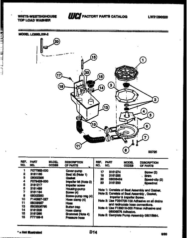 Drain recirculate parts