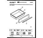 White-Westinghouse KF300GDD5 drawer parts diagram