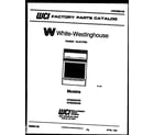 White-Westinghouse KF520GDH6 cover diagram