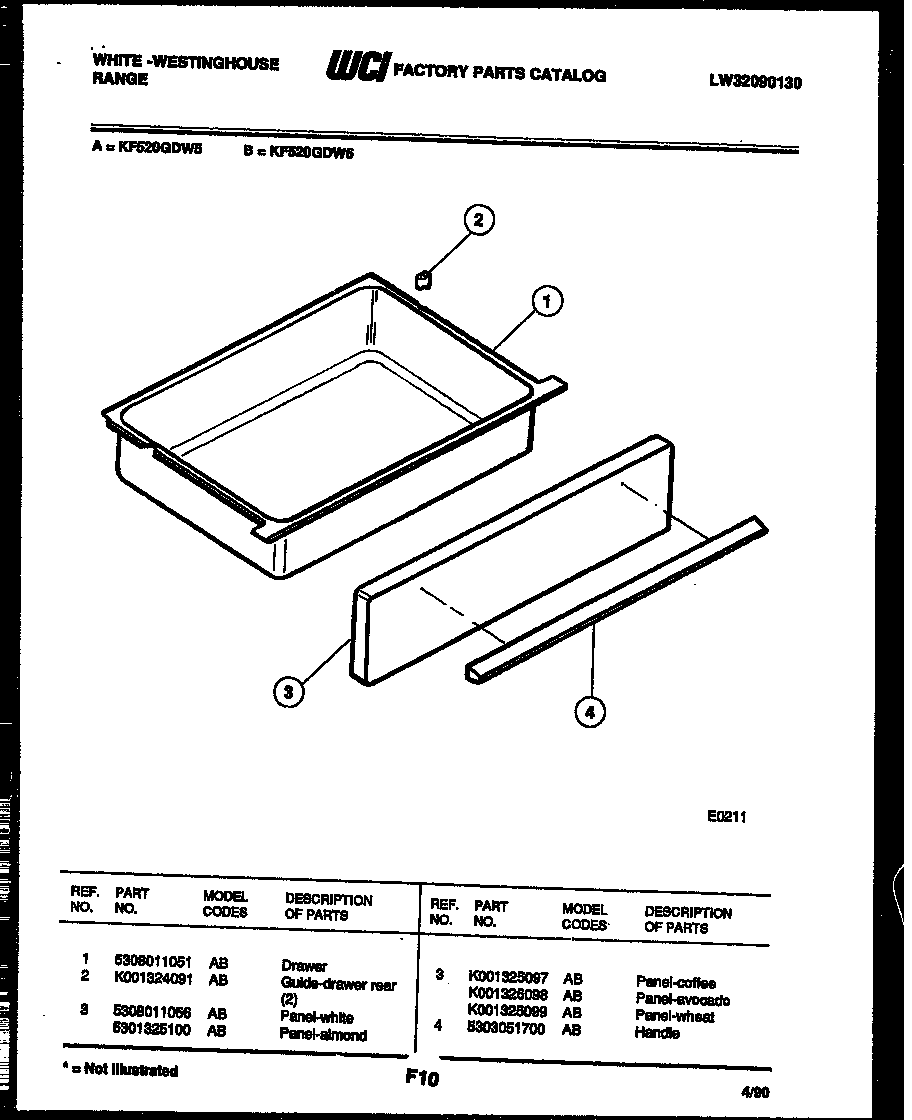 DRAWER PARTS