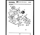 White-Westinghouse AK087N7V1 electrical and air handling parts diagram