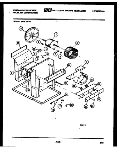 Electrical and air handling parts