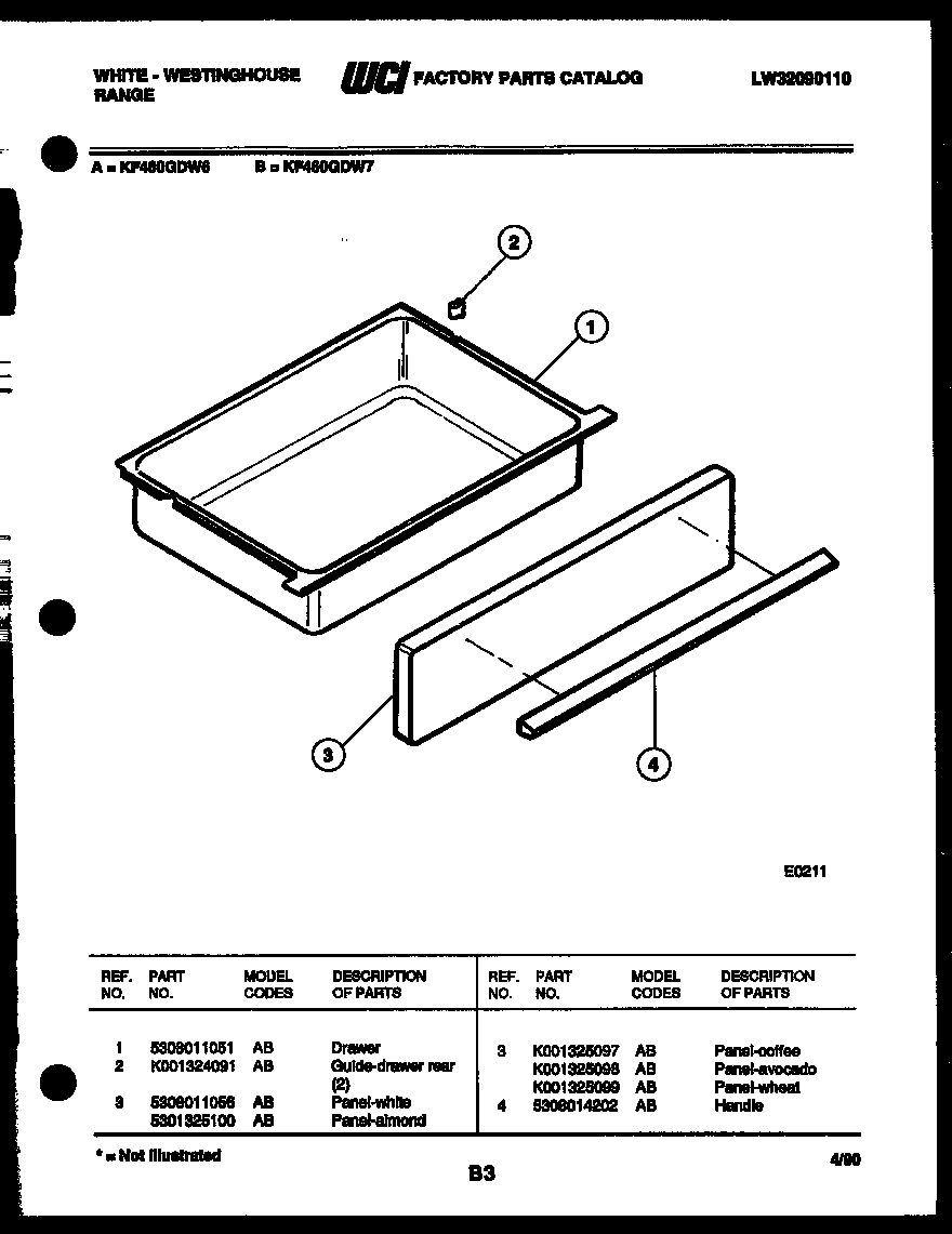 DRAWER PARTS