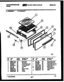 Broiler drawer parts