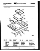 Cooktop parts